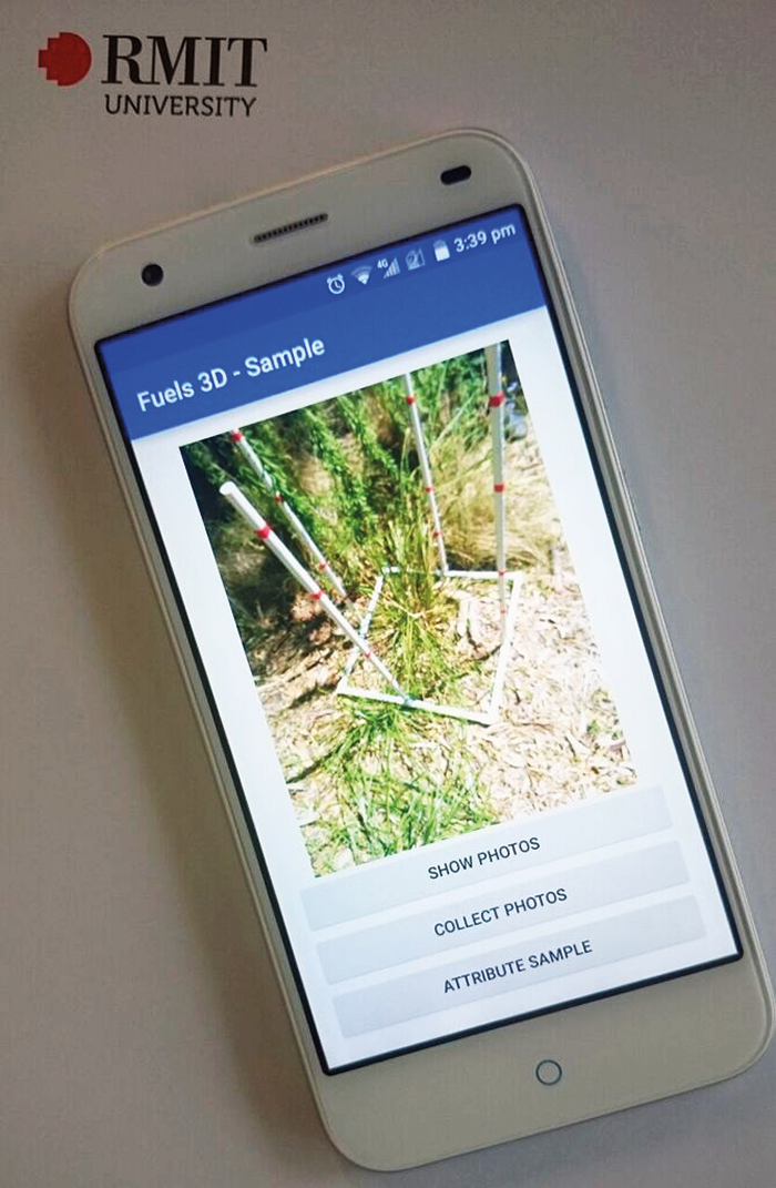 A sample of the beta version of the Fuels 3D app.