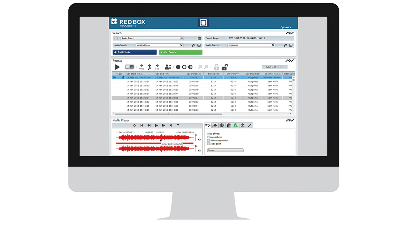 One single search and replay screen for radios, phones or consoles helps.