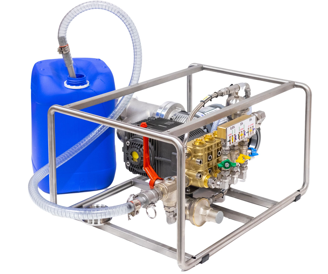 “FIREMIKS mobile foam proportioner for 1000 lpm and 0,5- 1-3% selectable dosing rate”