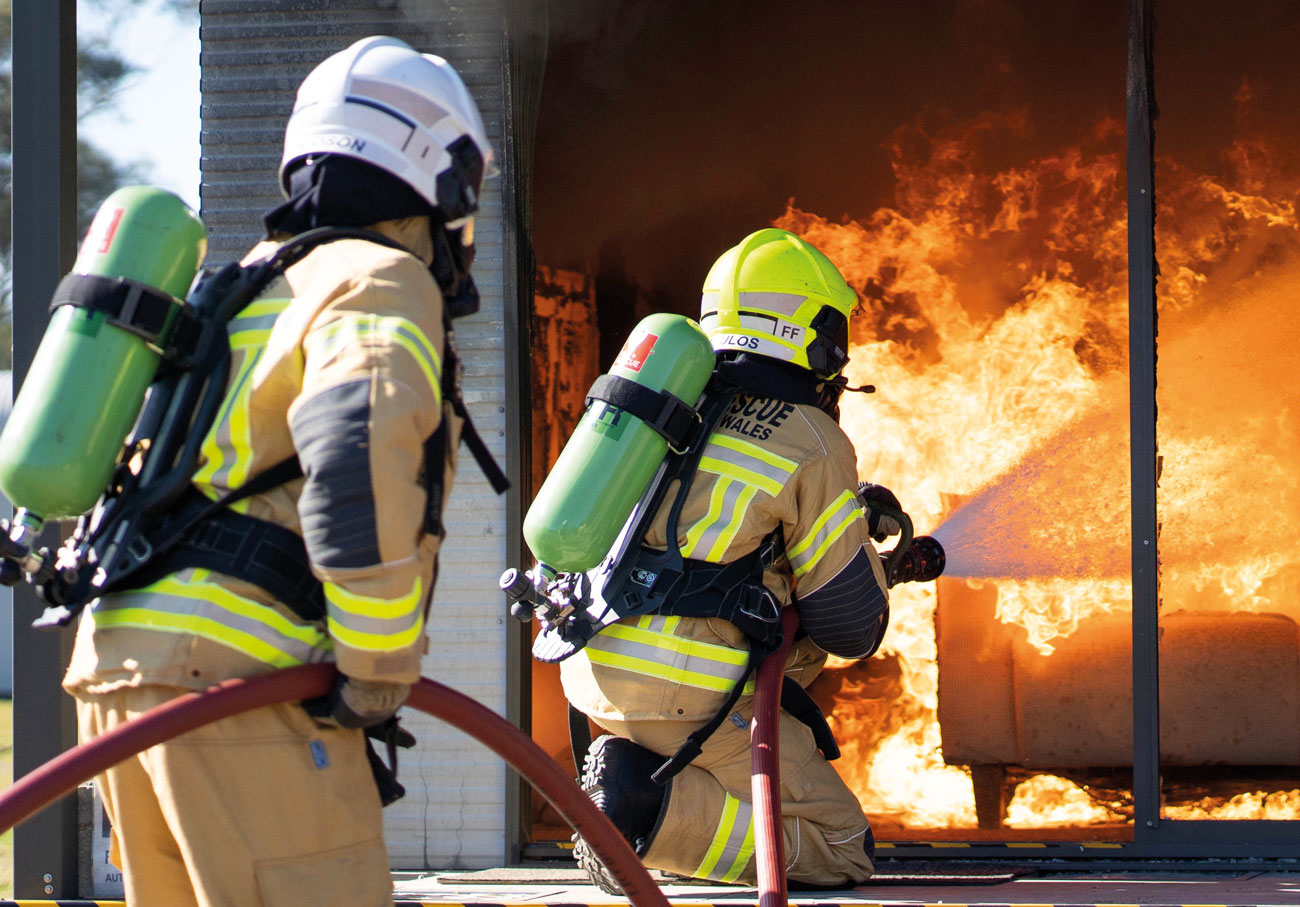 GORE® PARALLON® System in action with FRNSW firefighters.