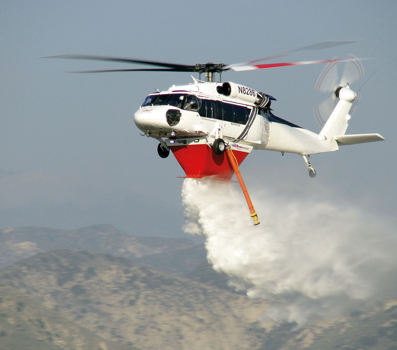 The FT4500 on California based High Performance Helicopters UH60A.