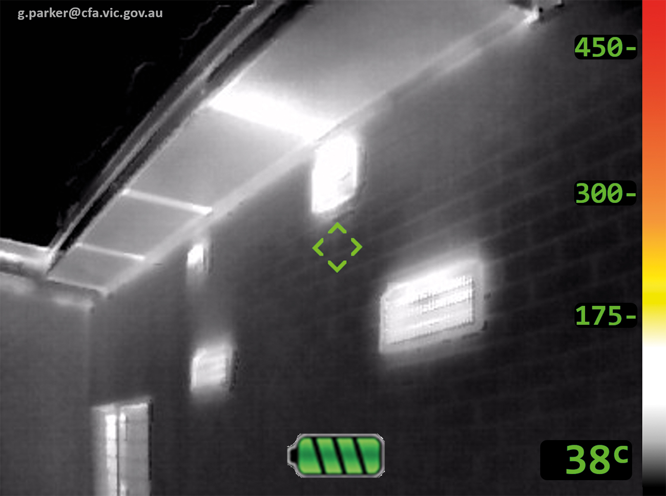 Effects of convection energy from the wall vents are clearly indicated in this image. Images supplied by Author / Contributor